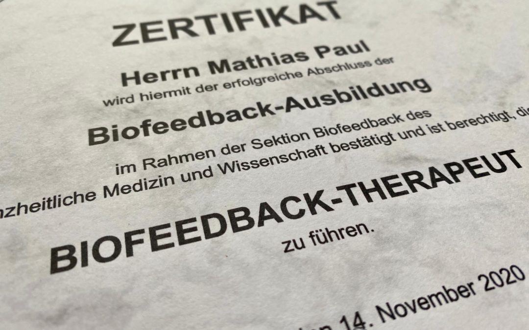Mathias Paul - Biofeedback Therapeut